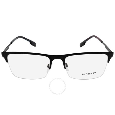 Burberry Demo Rectangular Men's Eyeglasses 